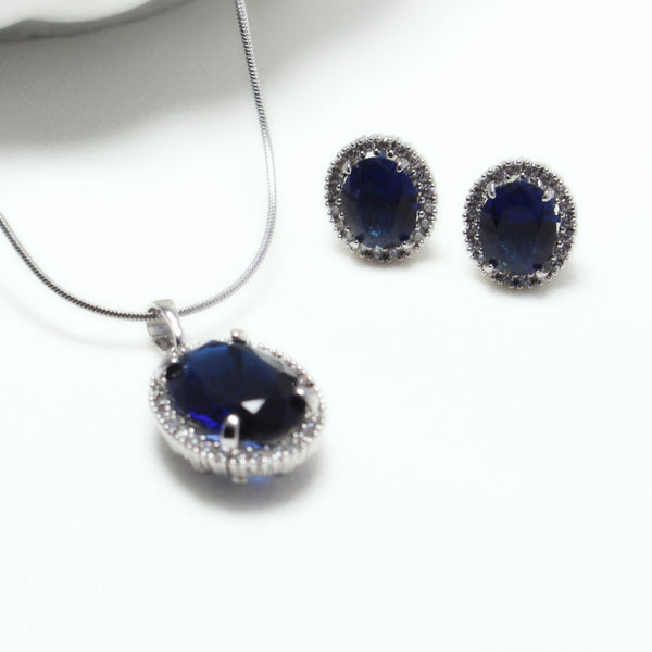 Diana's Style Sapphire Necklace
