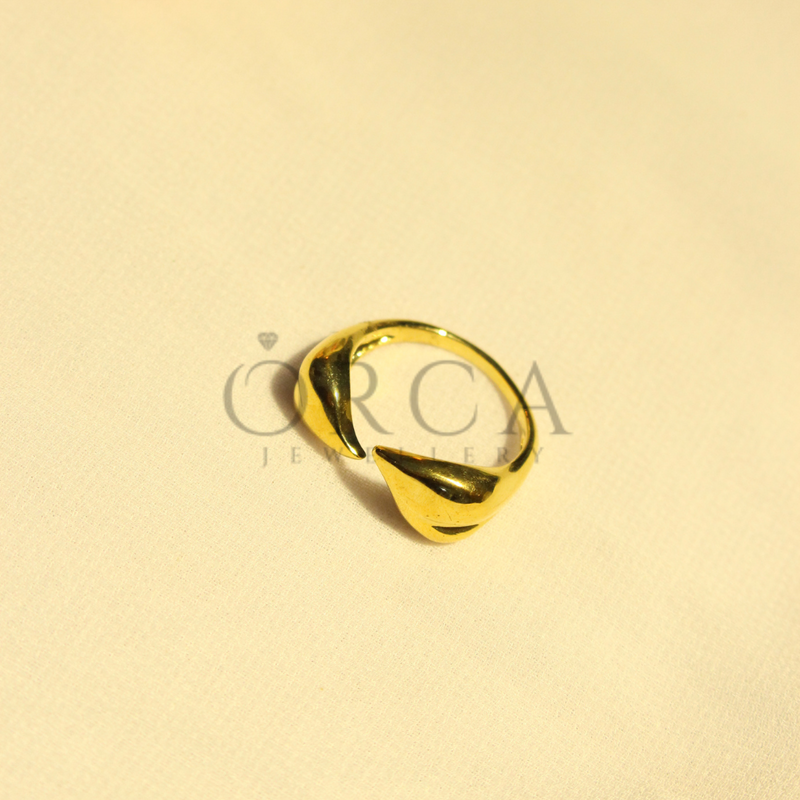 GOLD PLATED ADJUSTABLE RING
