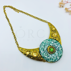  Buy Mega Blue Stone Choker Necklace for Women Online in Pakistan