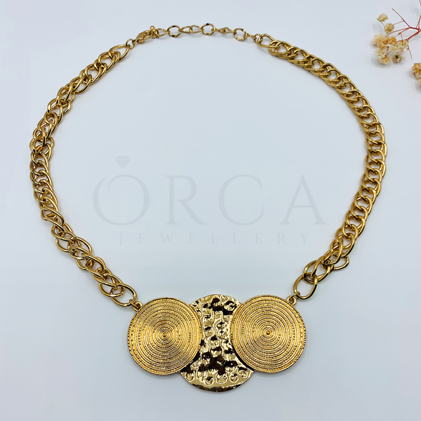 Buy Gold and Silver Choker Necklace for Women Online in Pakistan