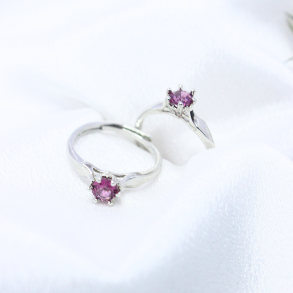 Buy Purple Ruby Silver Stone Rings Online in Pakistan