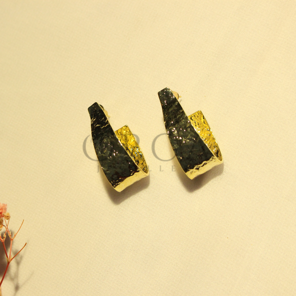 THE MESS GOLD PLATED EARRINGS