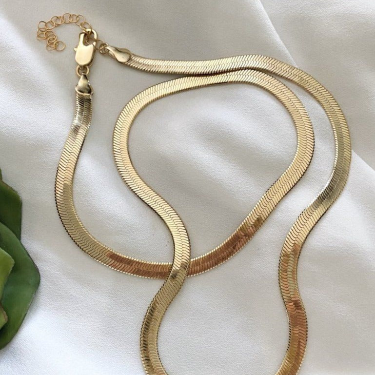 Snake Yard Neckline (Original Gold plated Stainless Steel ) - With Free GIFT