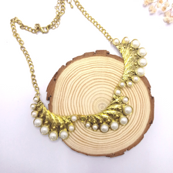 Buy Gold and White Stone Choker Necklace for Women Online in Pakistan