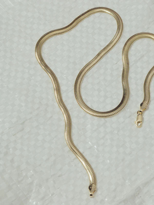 Snake Yard Neckline (Original Gold plated Stainless Steel ) - With Free GIFT